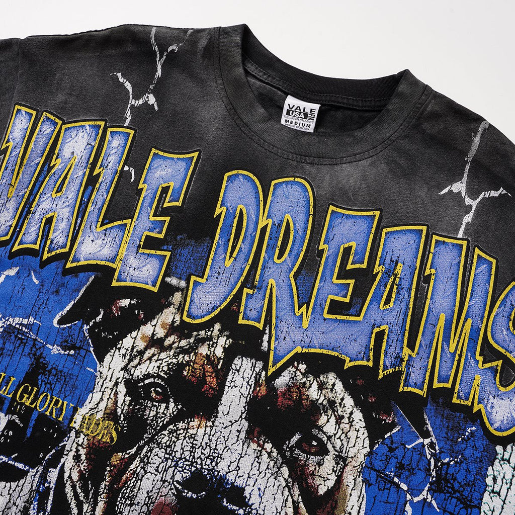VALLEY Dog Basketball Graphic T-Shirt — detail