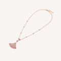 Bvlgari Dream Necklack Cubic Zirconia Pink Gold