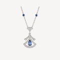 Bvlgari Dream Necklace Agate Cubic Zirconia Silver