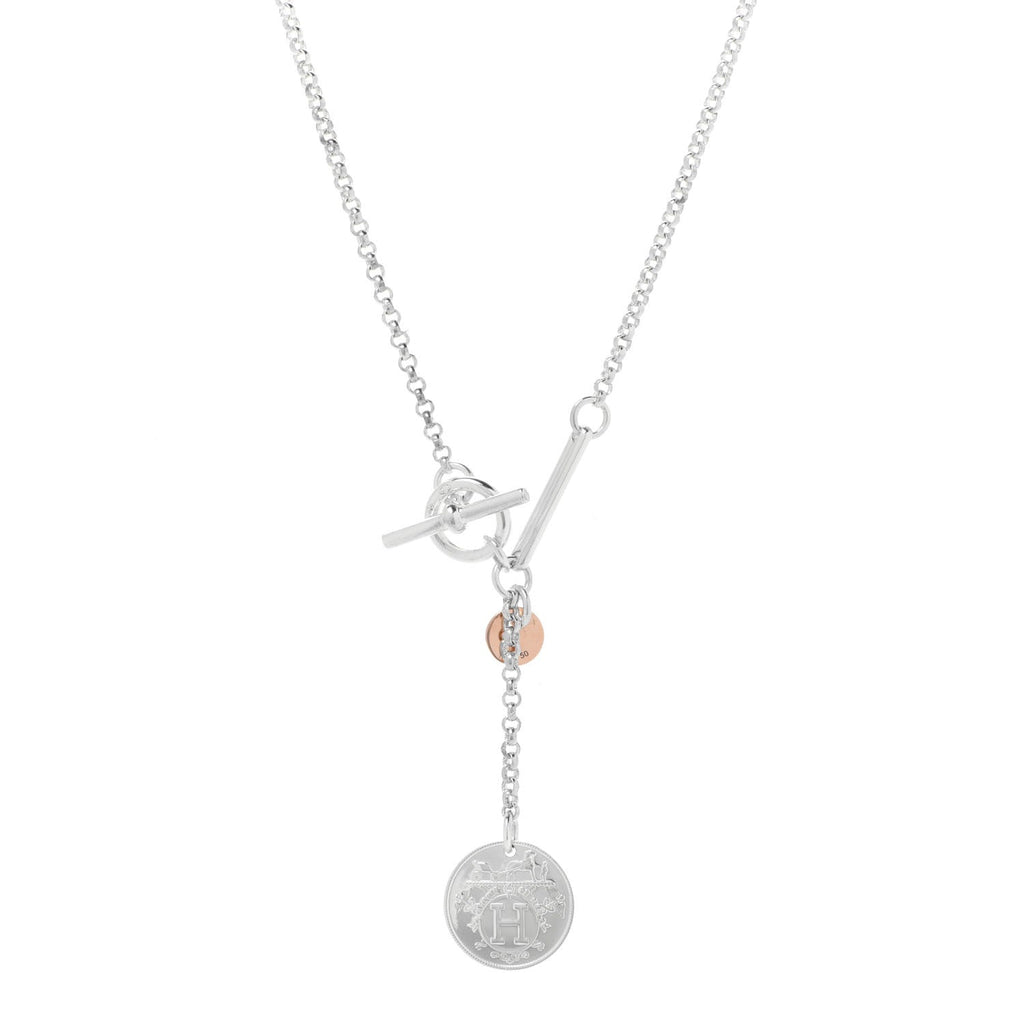 Hermes Ex-Libris Pendant Silver