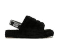UGG Fluff Yeah Slide Black (Kids)