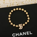 Chanel NO.5 Diamond Gold 18K Gold Bracelet