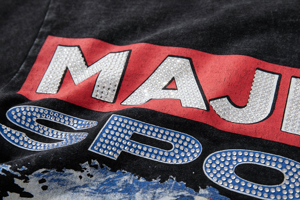 MAJESTIK Motorcycle Racing World Tour T-Shirt — detail