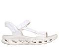Skechers Slip-ins: GO WALK Glide-Step 2.0 Sandal - Cozy Fit Cecily, WHITE / GRAY