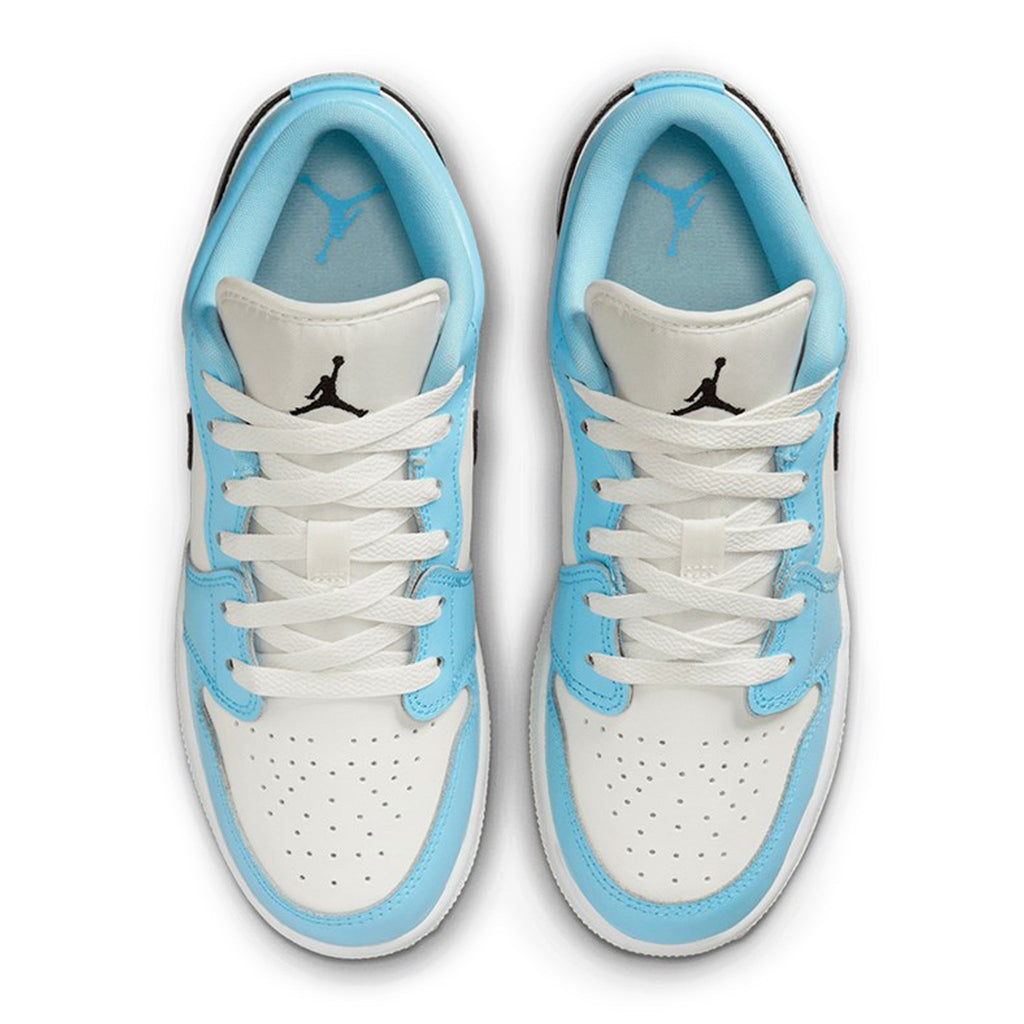 Air Jordan 1 Low Ice Blue Black (GS) Sneakers