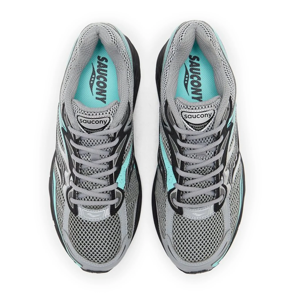 Saucony Progrid Omni 9 Silver Teal Grey Sneakers