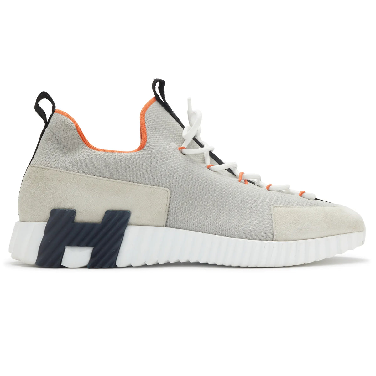 Preloved - Hermes Paris Lift Slip-On Multicolor Beige Galet Sneaker