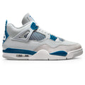 Air Jordan 4 Retro Military Blue Sneakers - White