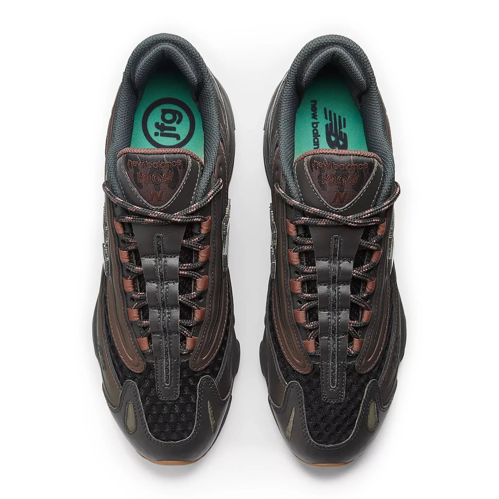 Joe Freshgoods x New Balance 1000 When Things Were Pure Black Ice Sneakers