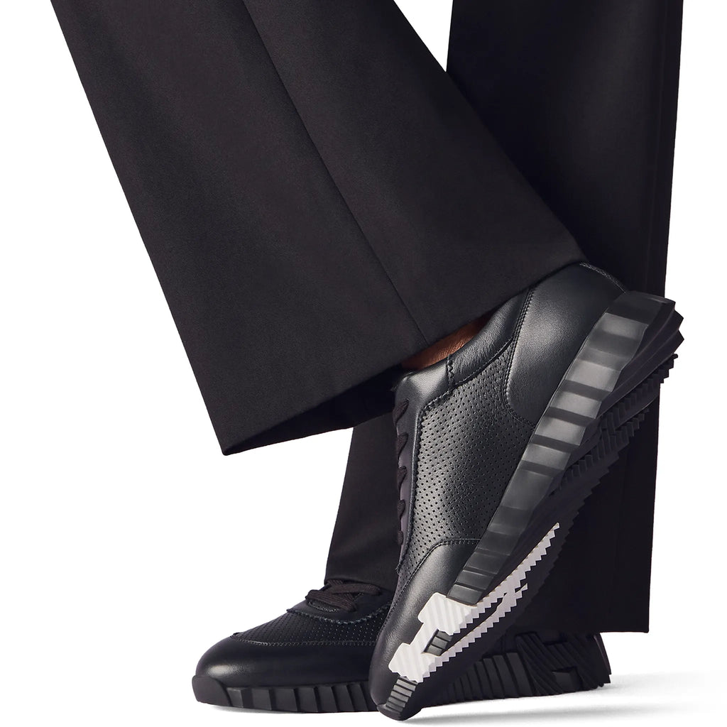 Hermes Paris Bouncing Perforated Leather Sneaker Noir