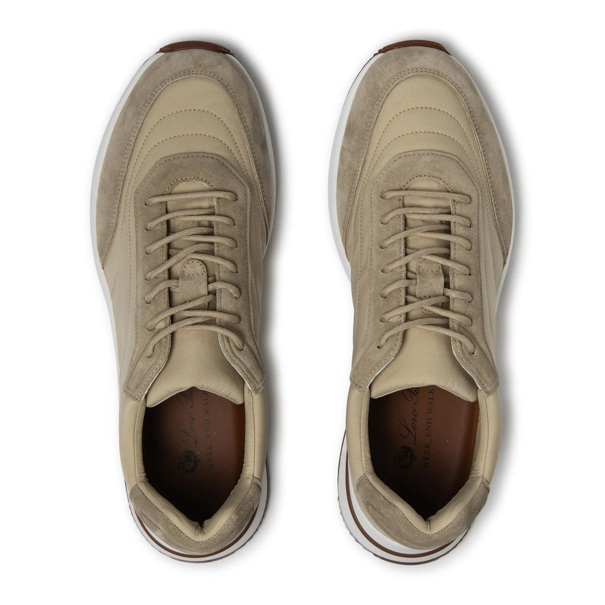 Loro Piana Week End Walk Sand Shell Sneaker