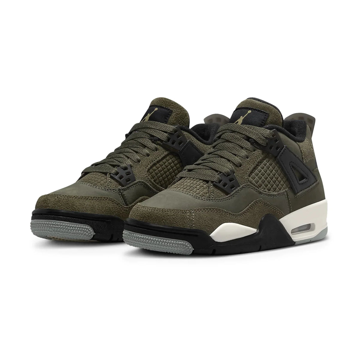 Air Jordan 4 Retro SE Craft Olive (GS) Sneakers - Green