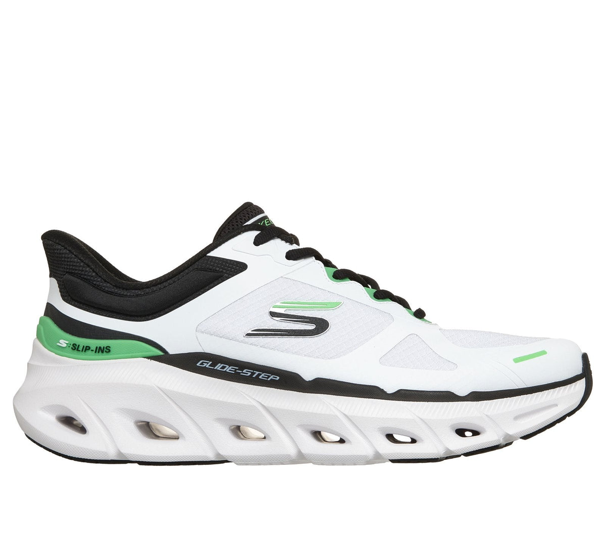 Skechers Slip-ins Relaxed Fit: Glide-Step - Opportune Day, WHITE / BLUE
