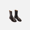 The Row Black Leather Boot
