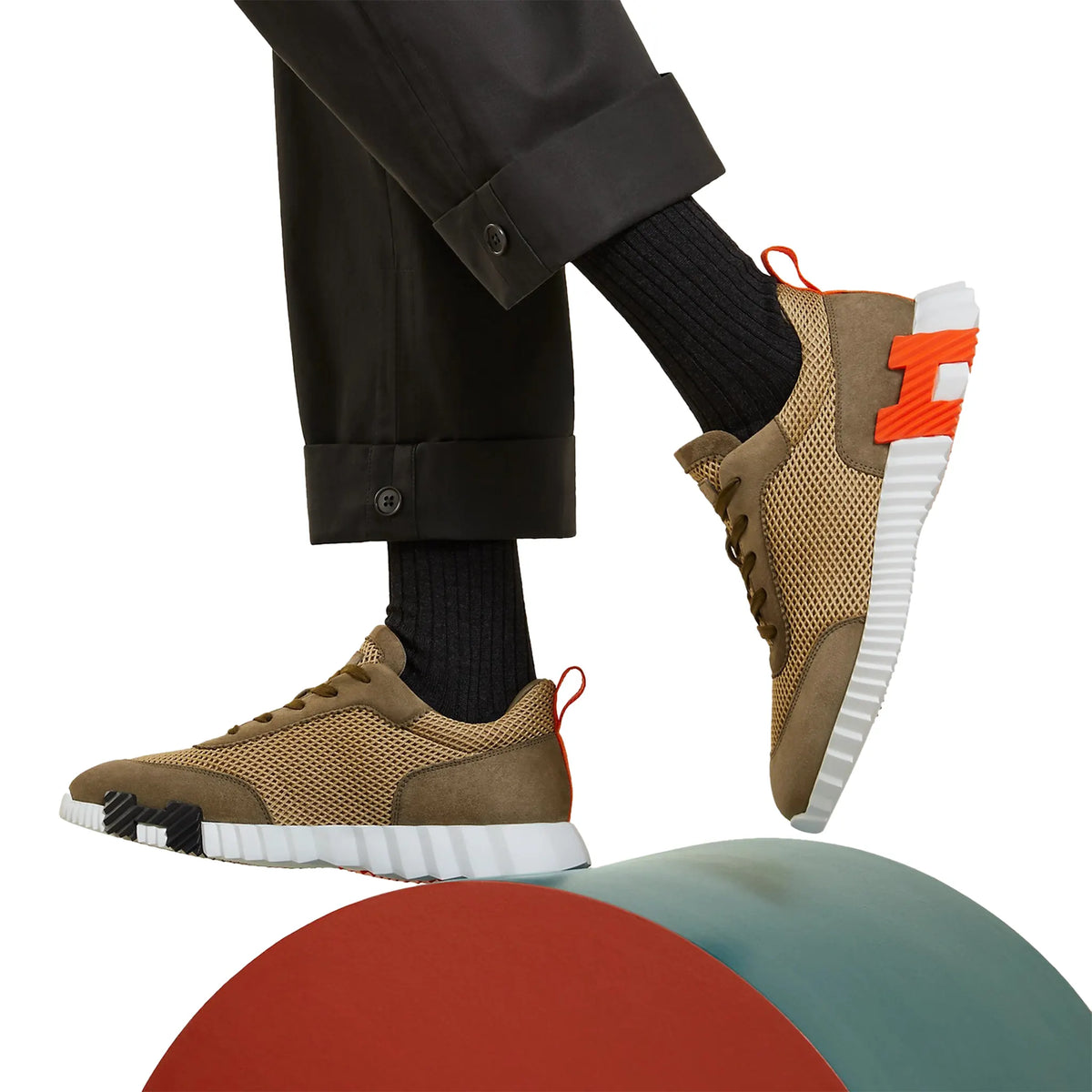 Hermes Paris Hermès Paris Bouncing Sneaker Green