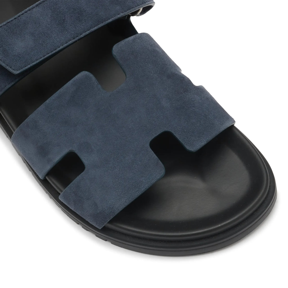 Hermès Paris Preloved - Hermes Paris Chypre Suede Blue Sandals