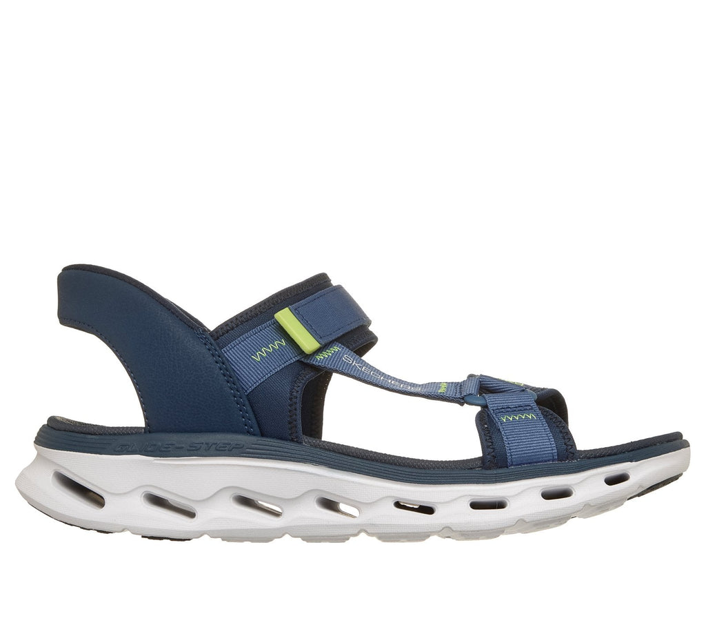 Skechers Slip-ins: GO WALK Glide-Step 2.0 Sandal - Gerry, NAVY / LIME