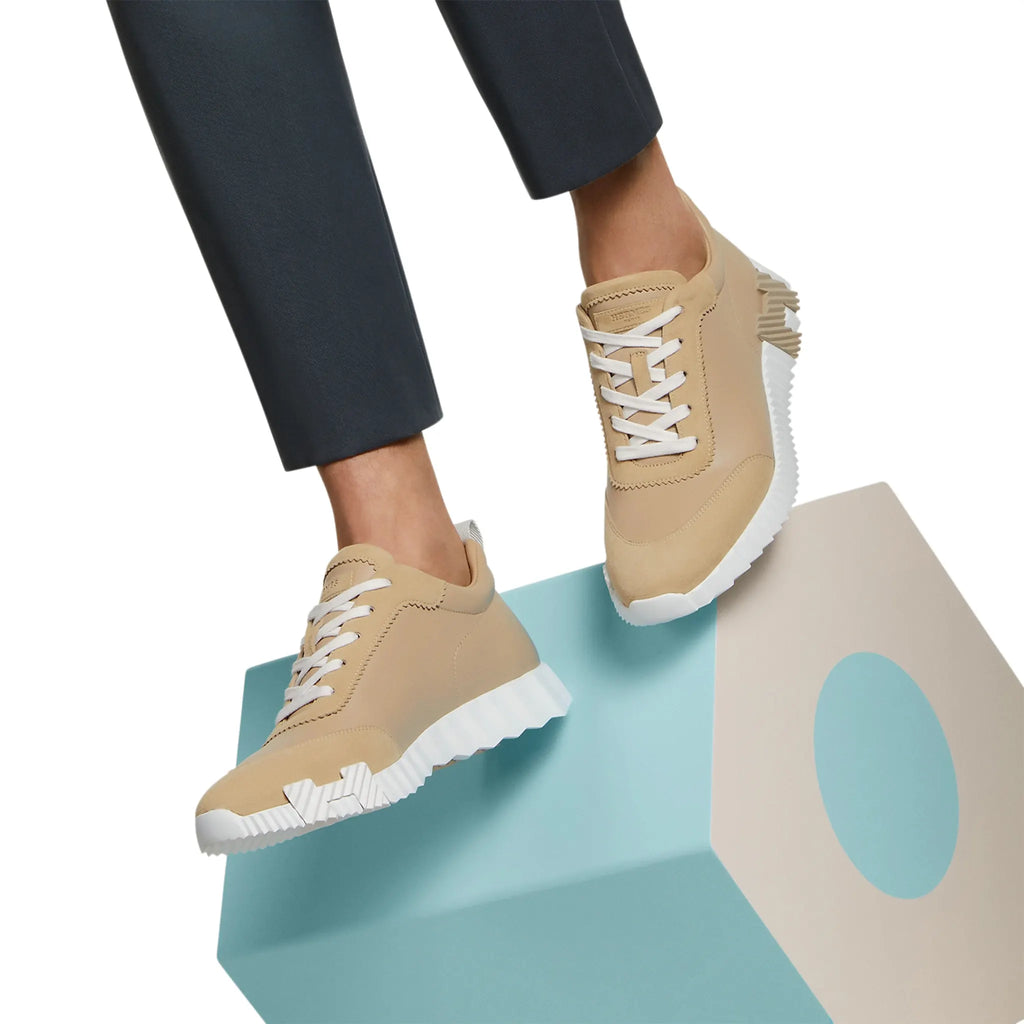 Hermes Paris Hermès Paris Bouncing Sneaker Beige Lin