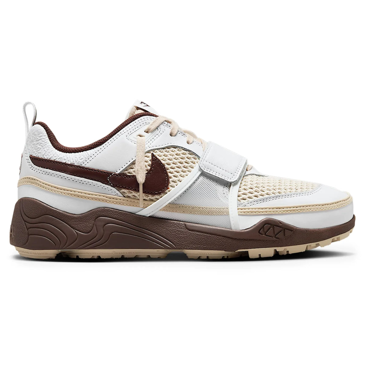 Travis Scott x Nike Zoom Field Jaxx Light Chocolate Sneakers - Beige