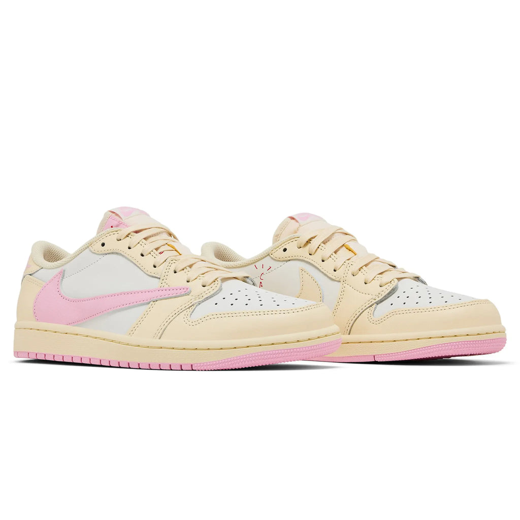Travis Scott x Air Jordan 1 Low OG Shy Pink Sneakers