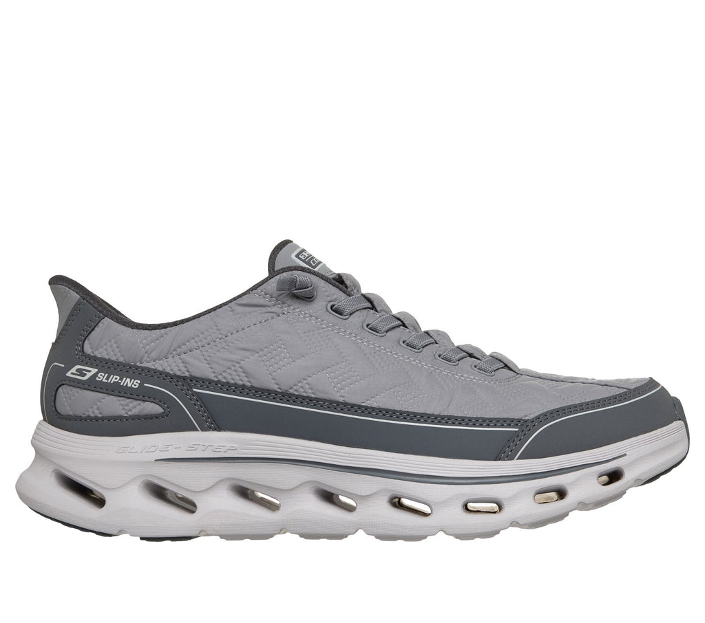 Skechers Slip-ins: GO WALK Glide-Step 2.0 - Cozy Fit Walker, GRAY