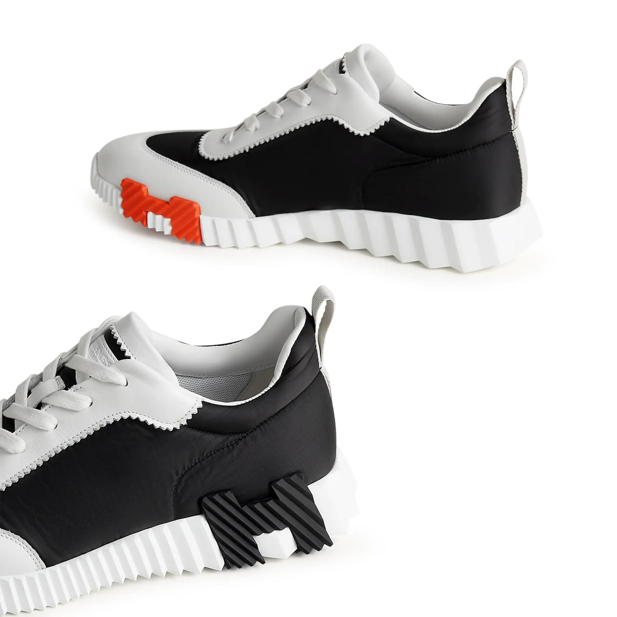 Hermes Paris Hermès Paris Ripstop Bouncing Sneaker Black White